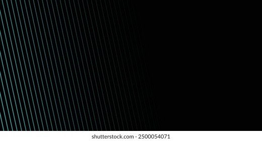 Dark abstract background with glowing wave. Shiny moving lines design element. Modern purple blue gradient flowing wave lines. Futuristic technology concept. ps 10