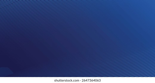 Fondo abstracto oscuro con onda brillante. Elemento de diseño de líneas móviles brillantes. Moderno gradiente azul que fluye líneas de onda. Tecnología futurista y artes modernas