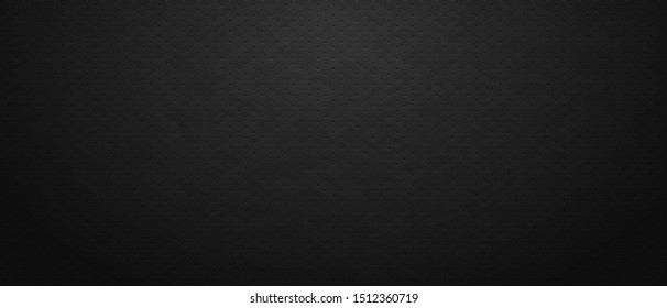 Dark abstract background with holes . Black industrial texture 