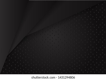 Dark abstract background with modern design, futuristic and elegant with gradient colors, realistic background template, eps 10.