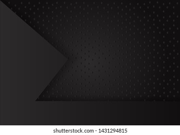 Dark abstract background with modern design, futuristic and elegant with gradient colors, realistic background template, eps 10.