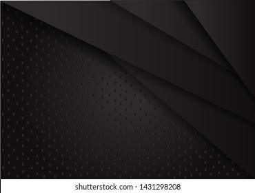 Dark abstract background with modern design, futuristic and elegant with gradient colors, realistic background template, eps 10.