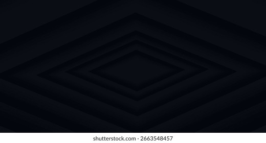 Fundo abstrato escuro com conceito de corte de papel sobreposto. Design vetorial para modelos, cartões, capas, banners, cartazes, fundos, certificados. Vetor Vol. 2