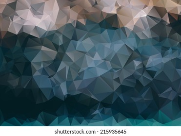 Dark abstract background polygon