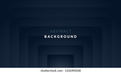 Dark abstract background with rectangular/rectangle geometric shape layer. 