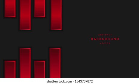 	
Dark abstract background with red black overlap layers. Texture with cross line element decoration.