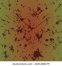 Um fundo escuro e abstrato com manchas vermelhas e marrons e uma textura grunge.