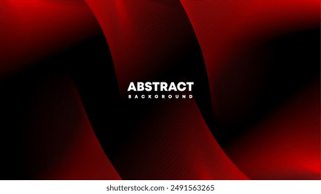 dark abstract background with red glowing lines, suitable for cover templates, posters, banners, brochures, headers, websites, business cards, presentations