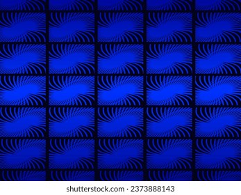 Dark abstract background with shining waves. Shiny moving lines design element. Modern blue purple gradient flowing wave lines. Futuristic technology concept. Vector illustration.