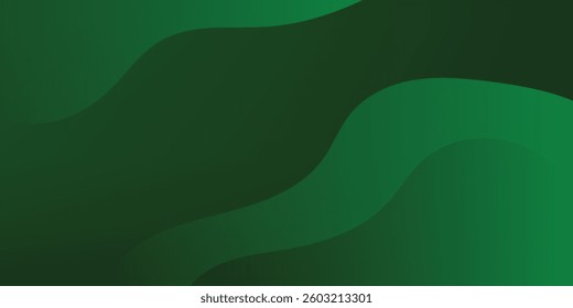dark abstract background simple green curve vector element concept