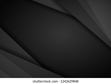 Dark abstract background, texture with diagonal lines, vector illustration.