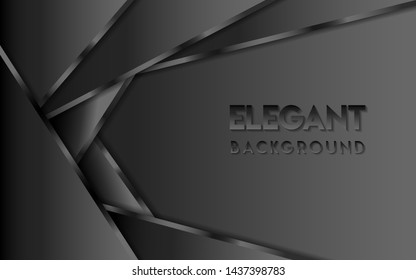 Dark abstract background, texture with dotted elements, illustration. Vector 3d illustration