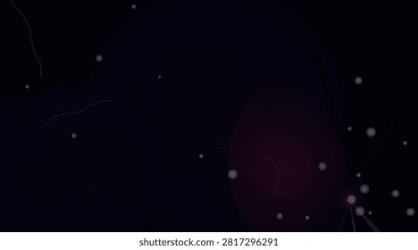 Dark abstract background, with thin cracks, and faint glowing orbs
