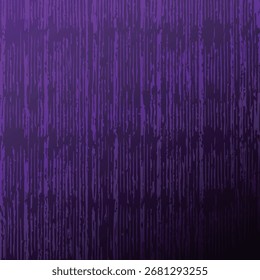 Ein dunkler, abstrakter Hintergrund mit einer vertikalen, holzkörnigen Textur in einem violetten und schwarzen Farbverlauf.
