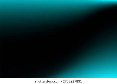 Fondo abstracto oscuro con bordes de luz cian vibrante. Textura dramática y temperamental para el lujo, la tecnología o los temas cinematográficos