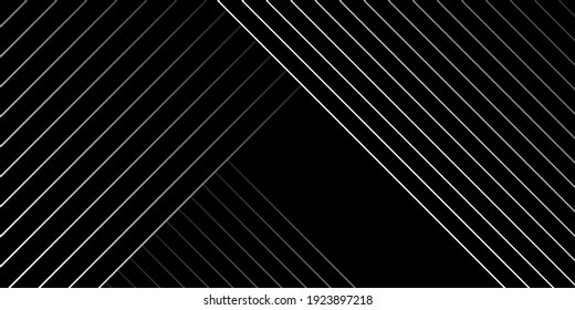 Dark Abstract black background with diagonal lines. Modern dark abstract texture concept