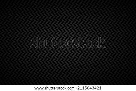 Dark abstract carbon background. Black mosaic look. Modern vector texture. Simple metal illustration