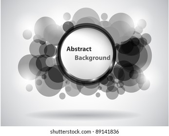 dark abstract card. vector illustration