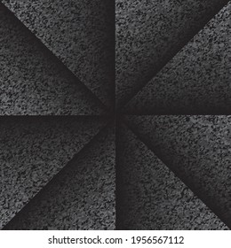 Dark abstract cubes grunge paint background. Modern screen vector design for mobile app