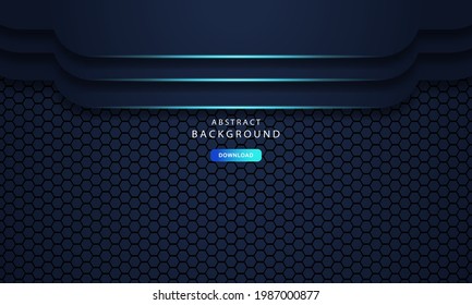 dimensión abstracta oscura sobre fondo de textura hexagonal