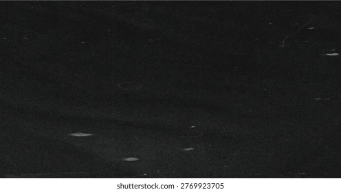 Dark abstract film grain background with scratches and dust texture