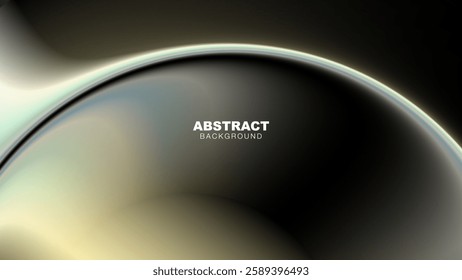  Dark Abstract Fluid Gradient Background, Futuristic Wavy Digital Art, Digital Art for decorative Design vector illustration