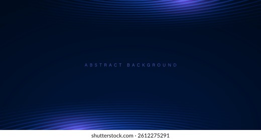 dark abstract futuristic dynamic gradient curved lines and light particles background