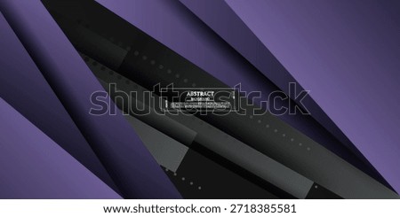 Dark abstract geometric background design concept with purple square pattern. Vector eps10