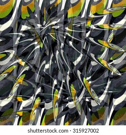 dark abstract geometric background vector illustration grunge effect