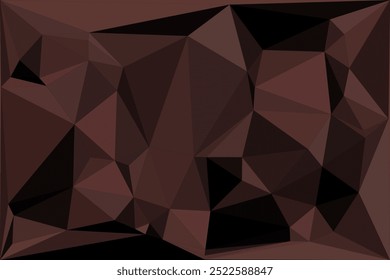 Fundo poligonal geométrico abstrato escuro com uma variedade de formas triangulares afiadas em tons de preto e cinza, criando uma textura visual moderna e edgy