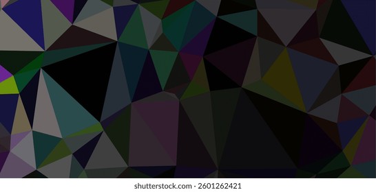 Dark Abstract Geometric Triangle Pattern