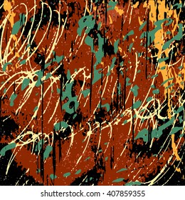 dark abstract graffiti vector illustration of grunge texture