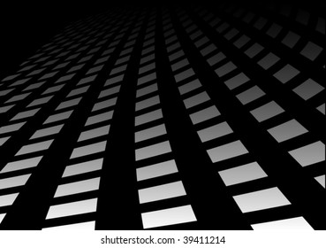 Dark abstract highway path