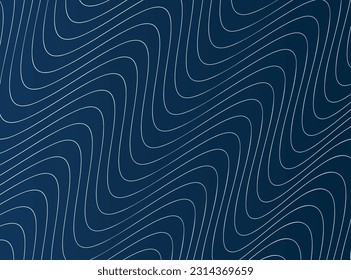dark Abstract line wavy background