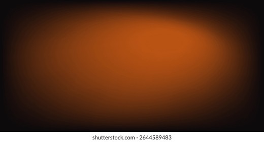 Dunkle abstrakte Rauschtextur, orangefarbener schwarzer, körniger Hintergrund, Posterbanner, schwarzes Kulissendesign, Vektor