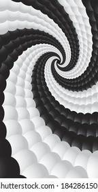 Fondo de pintura abstracto oscuro con esferas. Sistema planetario. Diseño vectorial de pantalla moderna para aplicación móvil