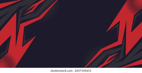 Fondo rojo Abstractas oscuro del grunge del trazo del cepillo con la textura del semitono
