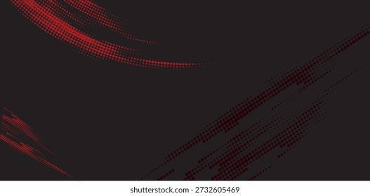 Dark abstract red streak background with sharp flowing lines creating intense modern visual energy