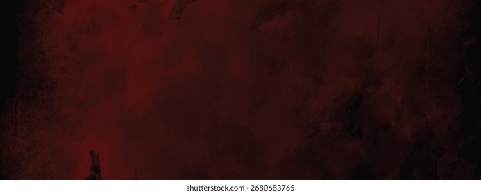 Dunkler abstrakter roter strukturierter Hintergrund mit rauchiger und geheimnisvoller Atmosphäre
