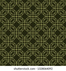 Dark abstract seamless pattern. Fashion graphic background design. Modern stylish abstract texture. Monochrome template for prints, textiles, wrapping, wallpaper, website etc. Vector illustration