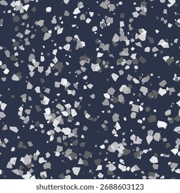 Um padrão escuro e abstrato que lembra granito ou terrazzo. Seus elementos irregulares e dispersos criam uma textura orgânica sofisticada ideal para fundos e projetos de design.