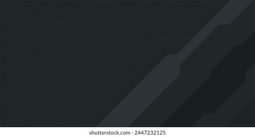 Dark Abstract Tech Futuristic Gaming Vector Background 