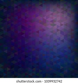 Dark  abstract triangular background