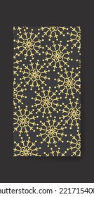 dark abstract vector art golden