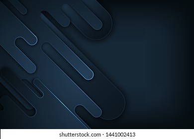 Dark abstract vector background with overlapping characteristics.