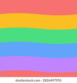 Dark abstract vector background with smooth distorted wave layers in gradient tones in soft vibrant tones