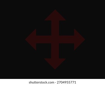 Dark Abstract Vector Geometric Illustration