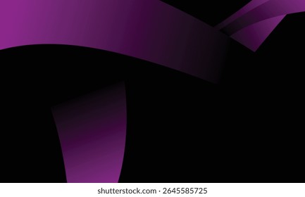 Fondo ondulado Abstractas oscuro con líneas de degradado púrpura