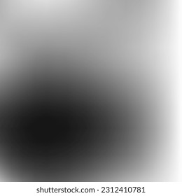Dark Aluminium Minimal Trendy Gradient Background. Black Vector Empty Smooth Blurry Background. Monochrome Grey Watercolor White Gradient Mesh. Liquid Digital Silver Metallic Design Picture.