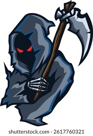 dark angle with scyte tshirt design